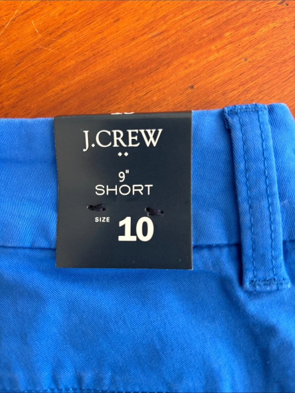 J. Crew women Bright Blue Chino Shorts. NWT